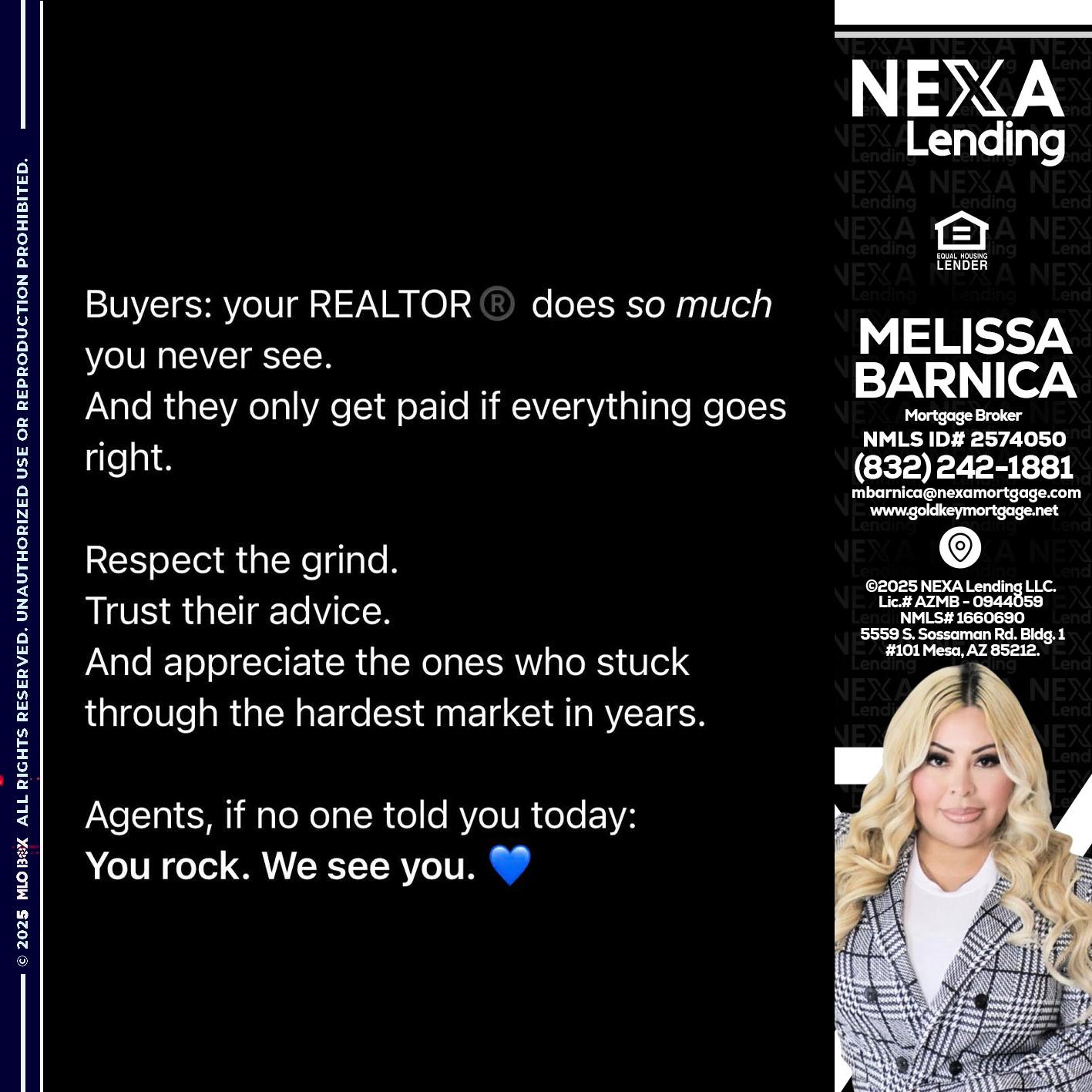 BUYERS - Melissa Barnica -Mortgage Broker