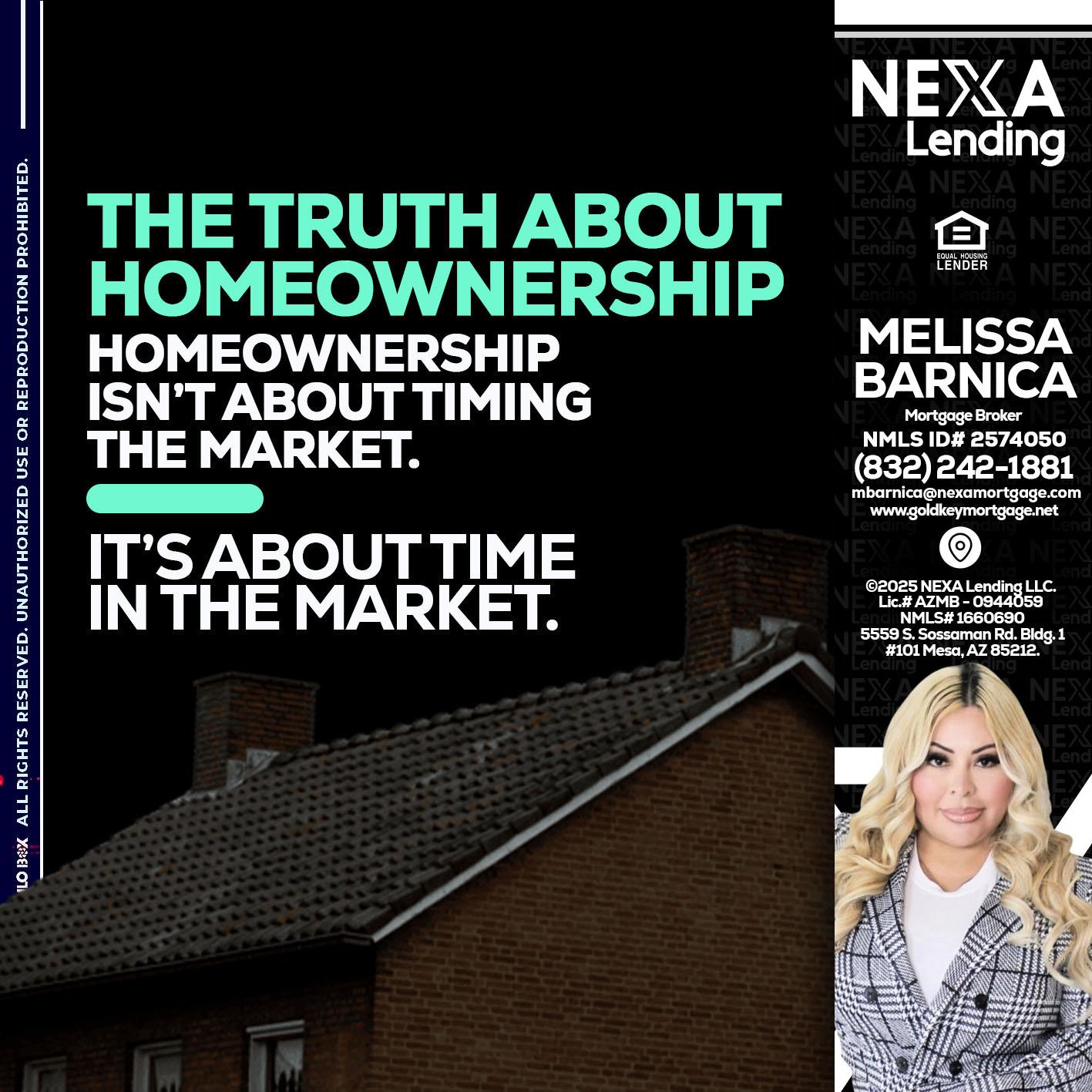 THE TRUTH ABOUT - Melissa Barnica -Mortgage Broker