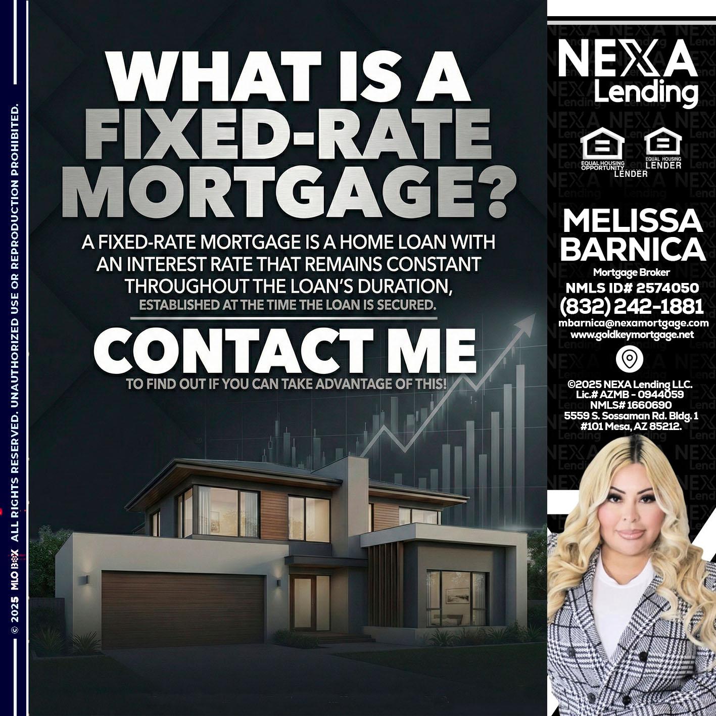 WHAT IS A - Melissa Barnica -Mortgage Broker