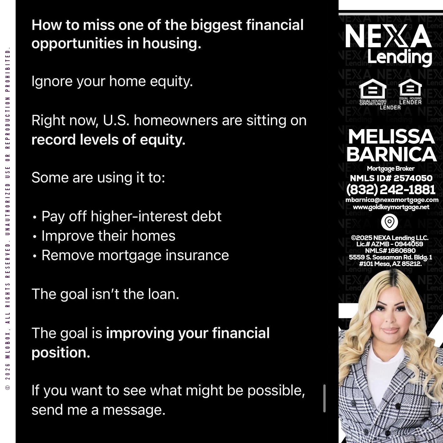how to miss - Melissa Barnica -Mortgage Broker