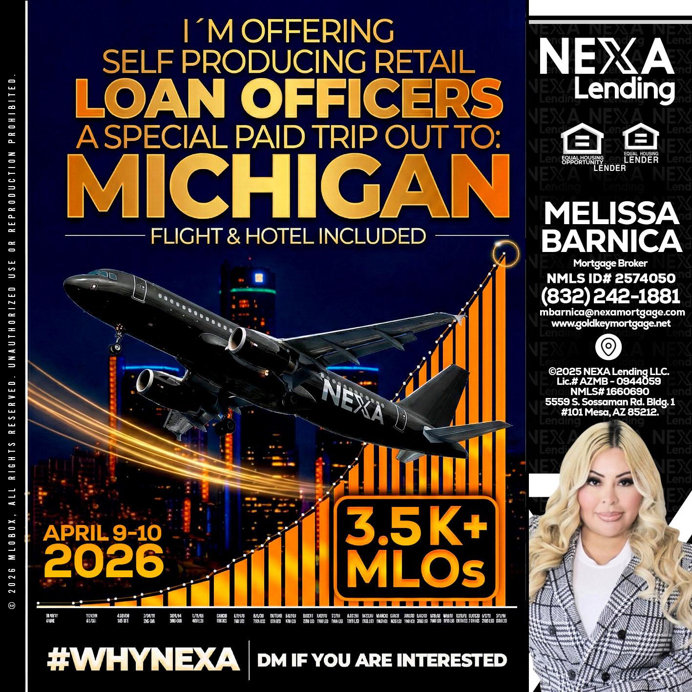 3.5K - Melissa Barnica -Mortgage Broker