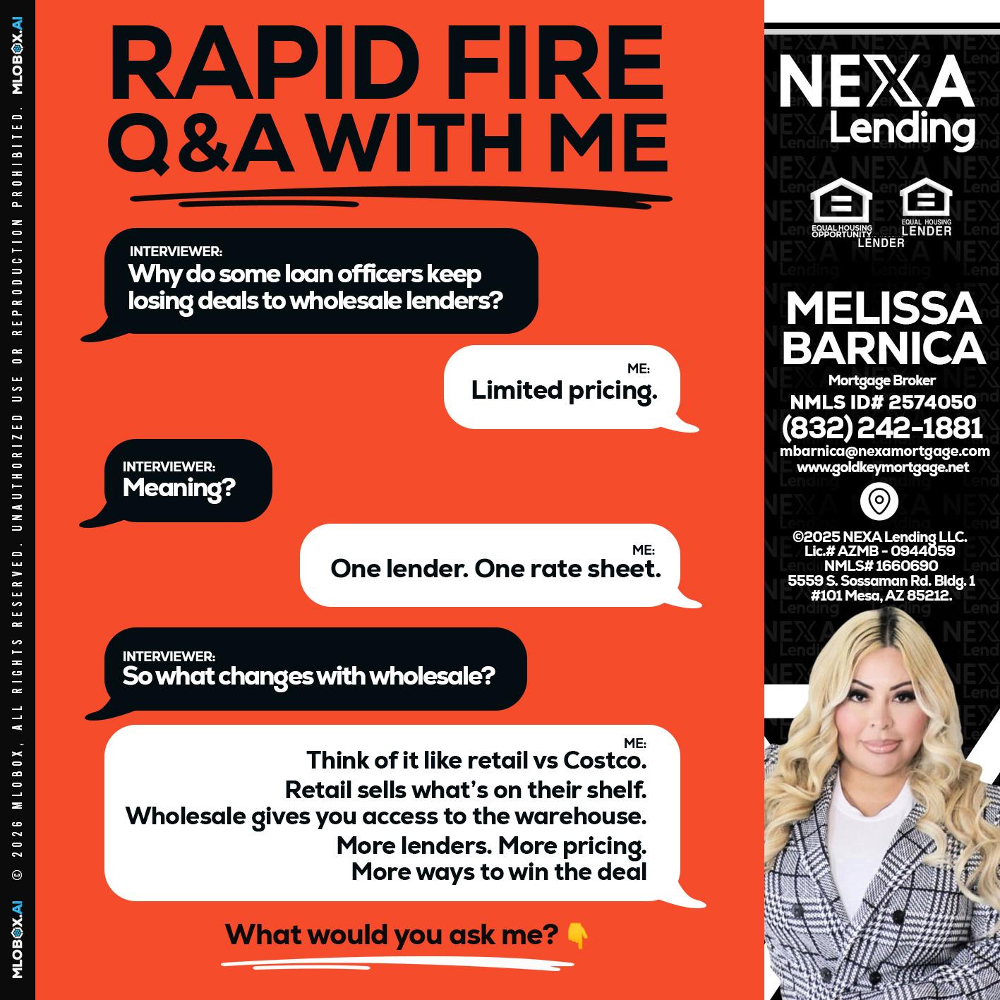 Q&A - Melissa Barnica -Mortgage Broker