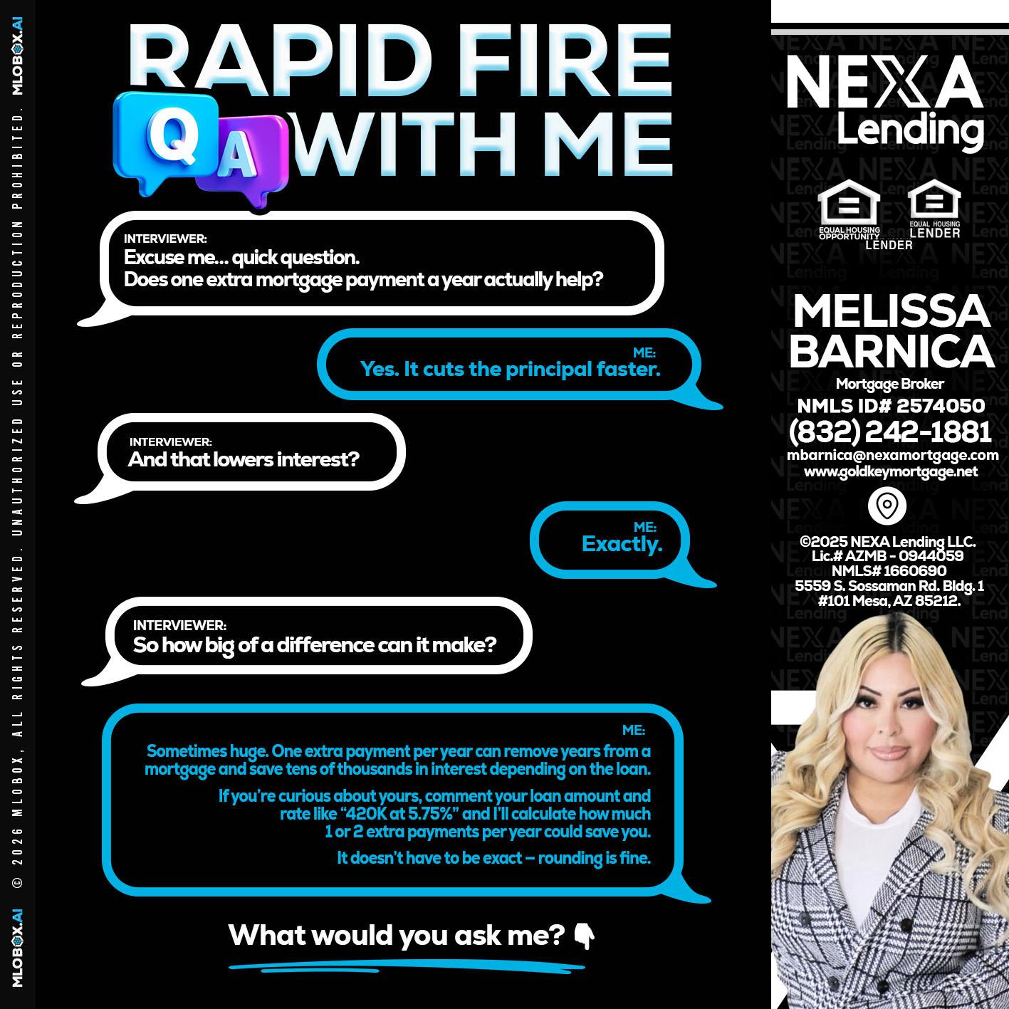 RAPID Q&A - Melissa Barnica -Mortgage Broker
