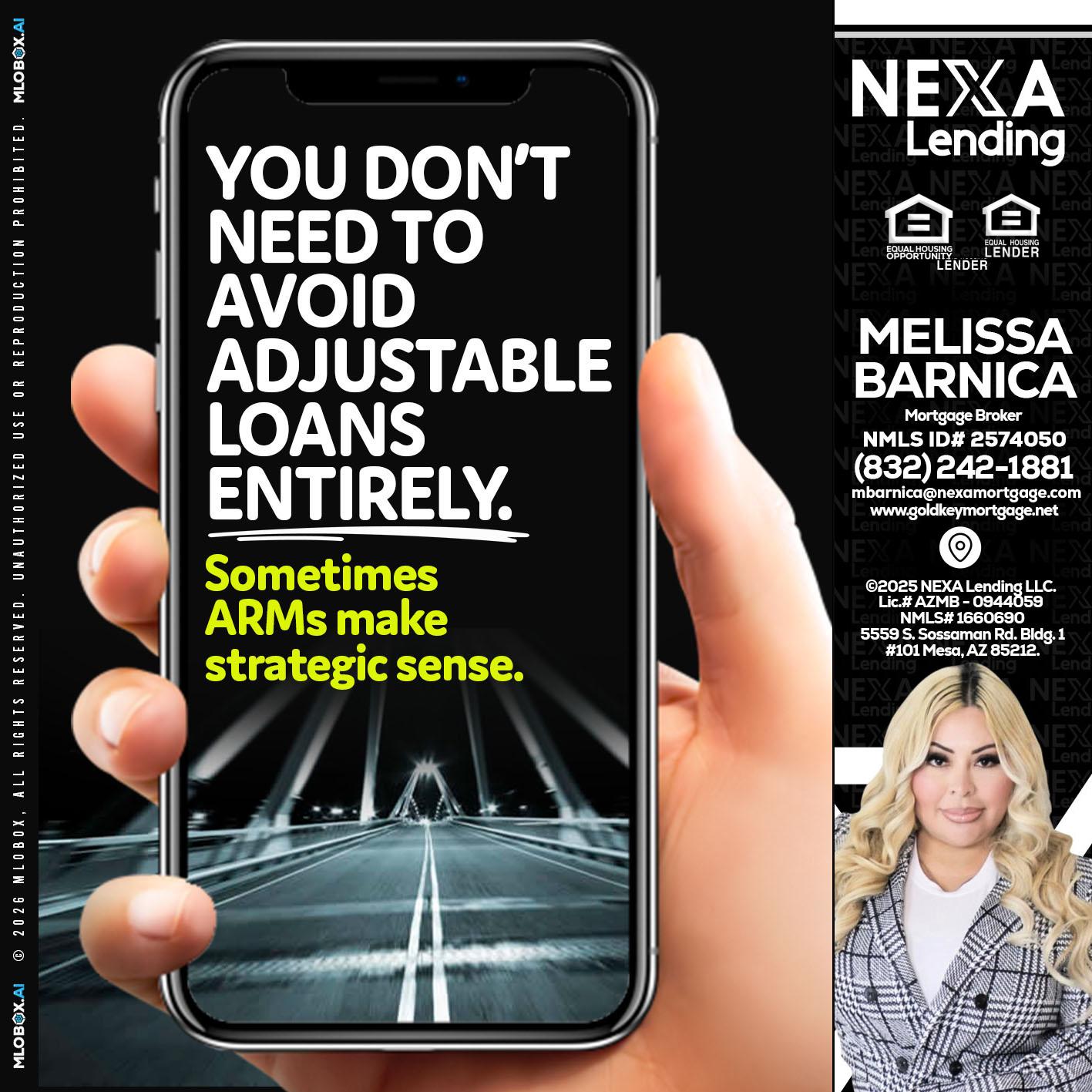 YOU DONT NEED - Melissa Barnica -Mortgage Broker