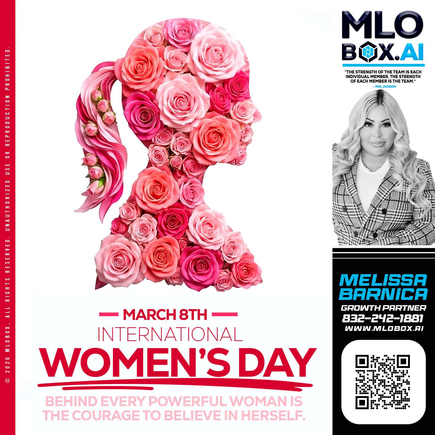 MARCH 8TH - Melissa Barnica -Mortgage Broker